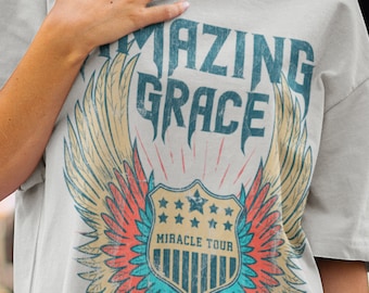 Amazing Grace Bible Verse Shirt Love Like Jesus T-shirt Pray Shirt Catholic Shirt Faith Based Shirt Bible Verse Shirts Prayer Shirt Christia