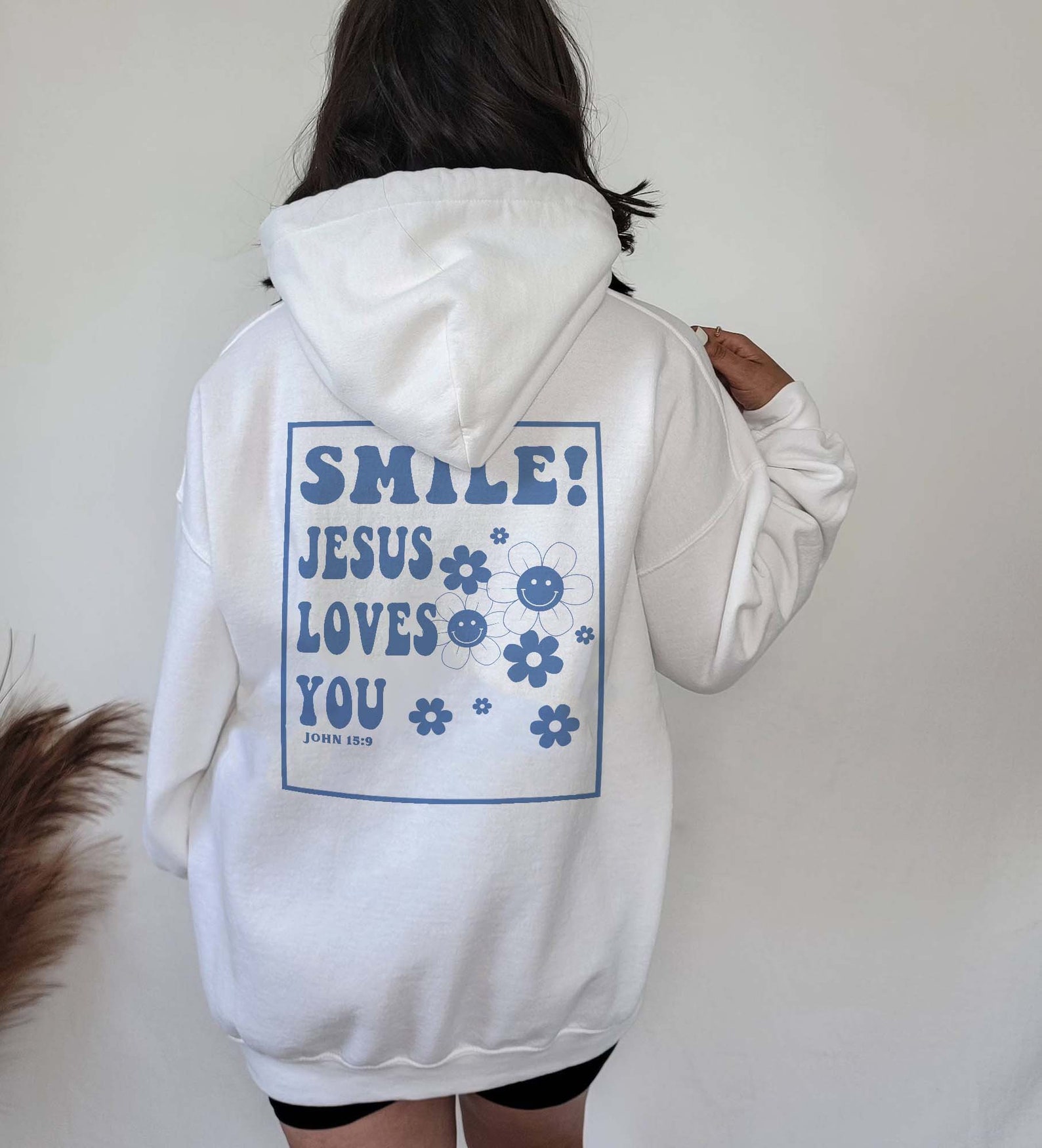 Jesus Loves You Hoodie Christian Hoodies Christian Hoodie Etsy