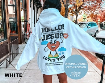 Jesus Hoodie Christian Apparel Christian Hoodie Jesus Clothes Religious Hoodie Christian Merch Christian Streetwear Christian Clothes Christ
