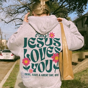 Christian Hoodie Jesus Hoodie Christian Apparel Christian Hoodie Jesus Clothes Religious Hoodie Christian Merch Christian Streetwear Gift