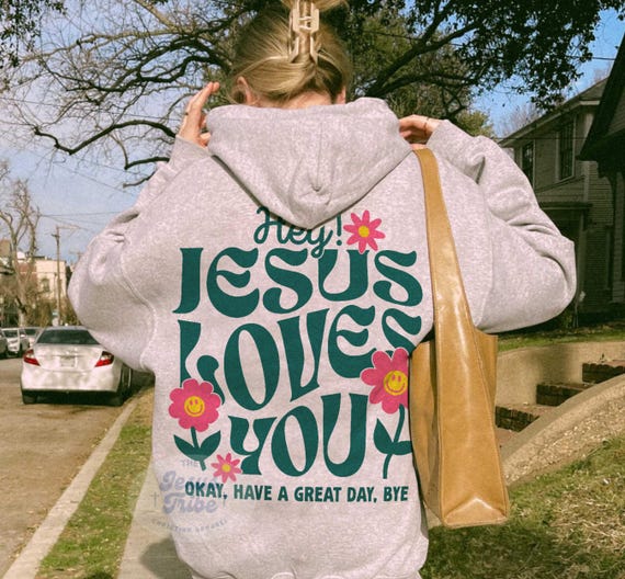 Christian Hoodie Jesus Hoodie Christian Apparel Christian Hoodie Jesus Clothes Religious Hoodie Christian Merch Christian Streetwear Gift
