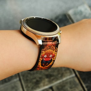 Galaxy Active Band Bali Mythology Series Watch 5,Watch 4 Band,Galaxy 42 mm,Galaxy 46 mm,Active 1,Active 2 40 mm,Active 2 44 mm,Ręcznie robiony
