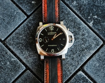 Handmade Leather Panerai Watch Strap: Luminor Marina, Radiomir