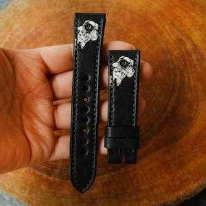 Omega Strap Omega Astronaut Strap 22mm 21mm 20mm 19mm 18mm Handmade Leather Straps