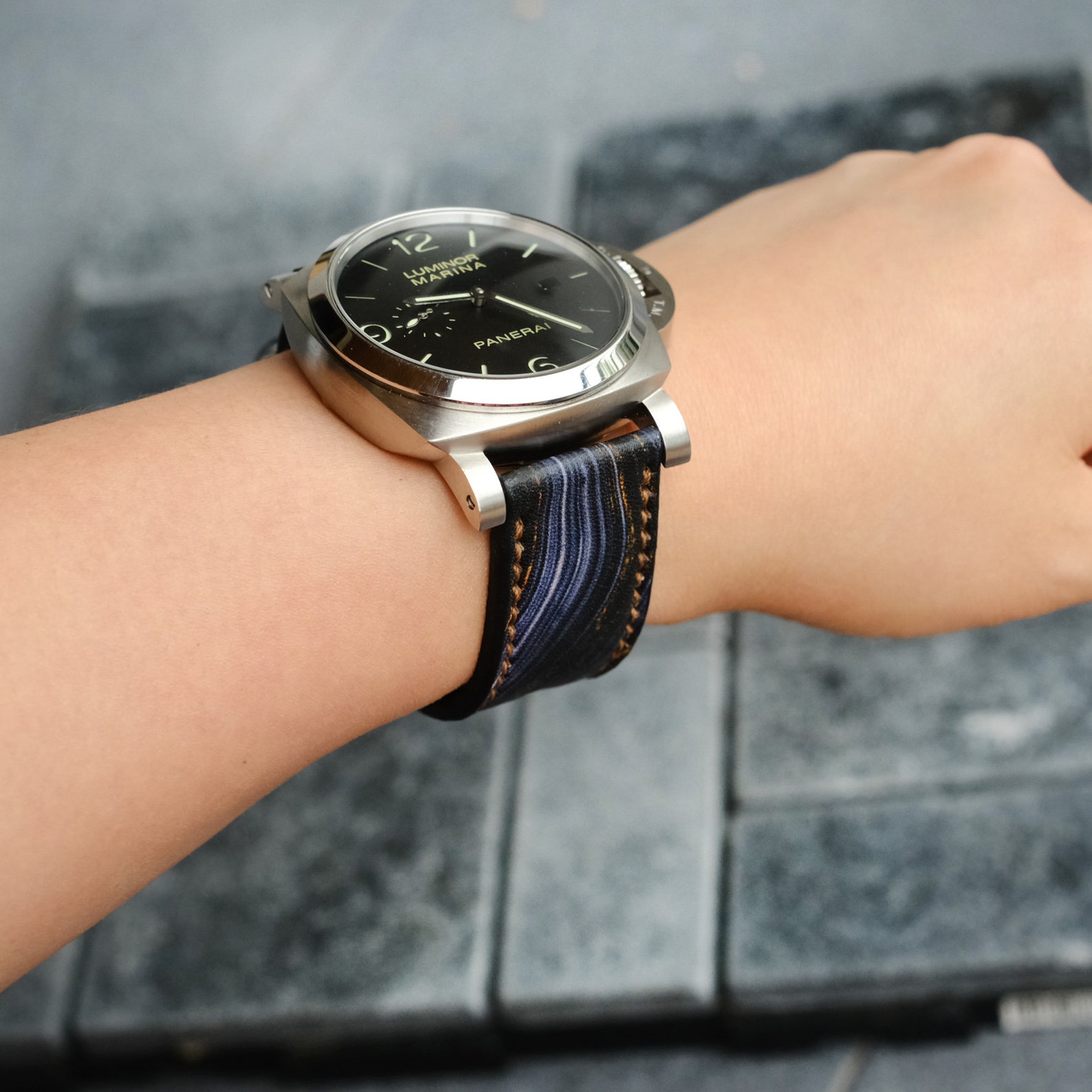 panerai leather band