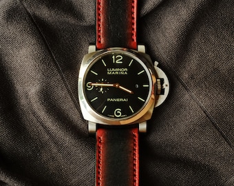 Panerai Luminor Marina Radiomir Handmade Leather Watch Band