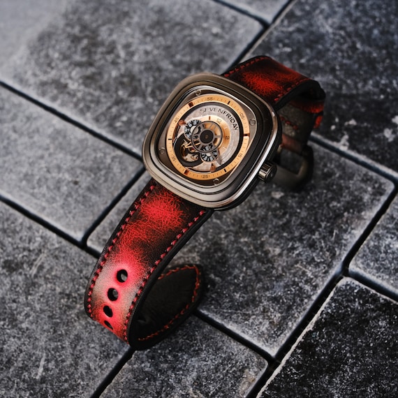 Sevenfriday Watch Strap 28mm T Series 26mm Handmade Leather Straps - Etsy Sevenfriday Watch Strap 28mm T Series 26mm Handmade Leather Straps - Etsy