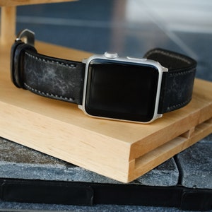 Apple Watch Band Vintage Leder Serie 38mm 40mm Serie 7 Serie 6 Alle Serien 41mm 45mm 38mm,40mm,42mm,44mm, Handmade Leder