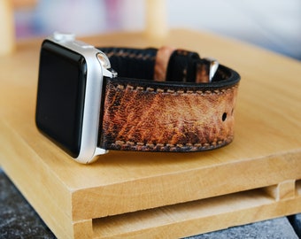 Apple Watch Strap Comfort Leather Compatible All Series
