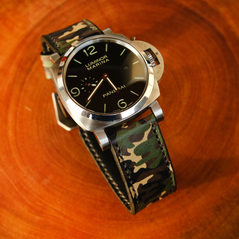 Panerai Camouflage Strap Panerai Watch Band for Officine Etsy