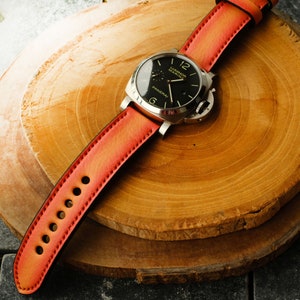 Panerai Strap Panerai Watch Band For Officine Panerai Luminor Marina Radiomir PAM 22mm 24mm 26mm Band Handmade Soft Leather Straps