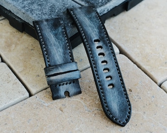 Handmade Leather Suunto Watch Strap, Vintage Style, Quick Release