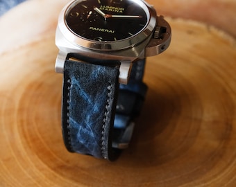 Cinturino in pelle fatto a mano per Panerai Luminor, Radiomir – 22 mm 24 mm 26 mm