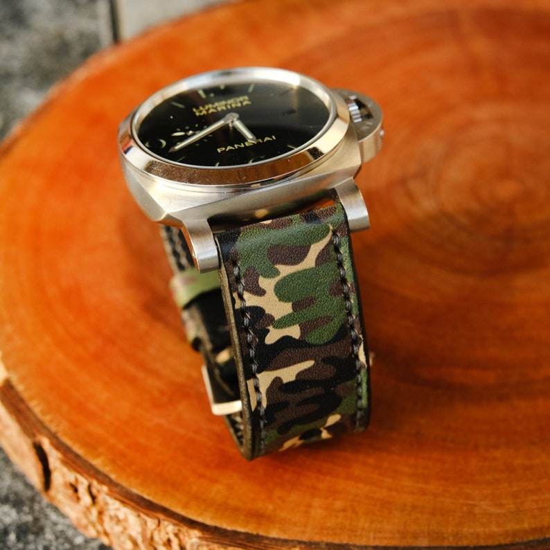Panerai Camouflage Strap Panerai Watch Band for Officine Etsy