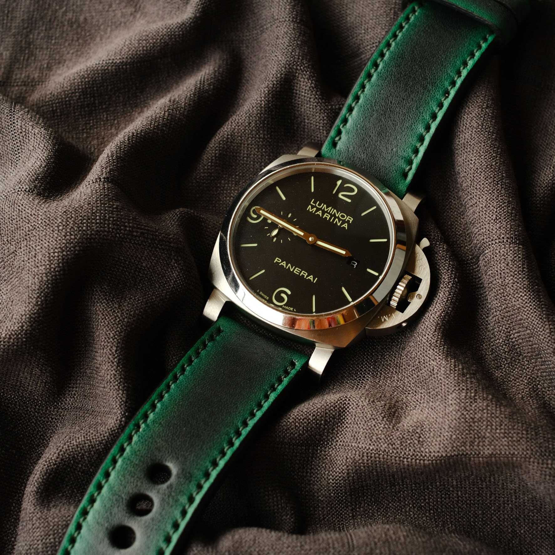 Original panerai shop straps
