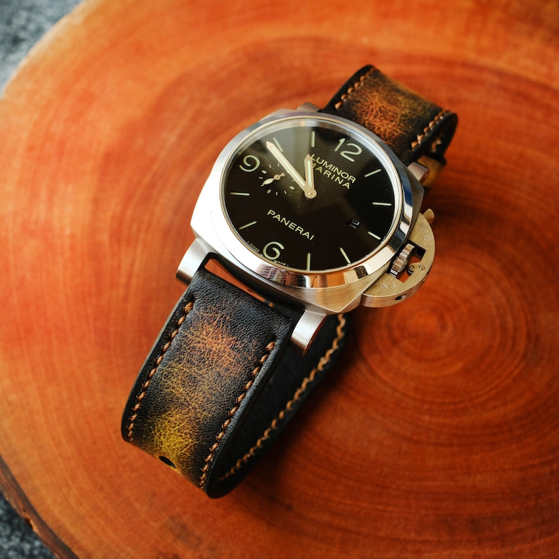 Panerai Leather Strap Panerai Watch Band for Officine Panerai | Etsy