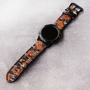 Garmin Quick Fit Leather Strap Handmade 26mm 22mm 20mm Fenix 7x Fenix 7 Fenix 7s Fenix 6x Fenix 6 Fenix 6S Fenix 5
