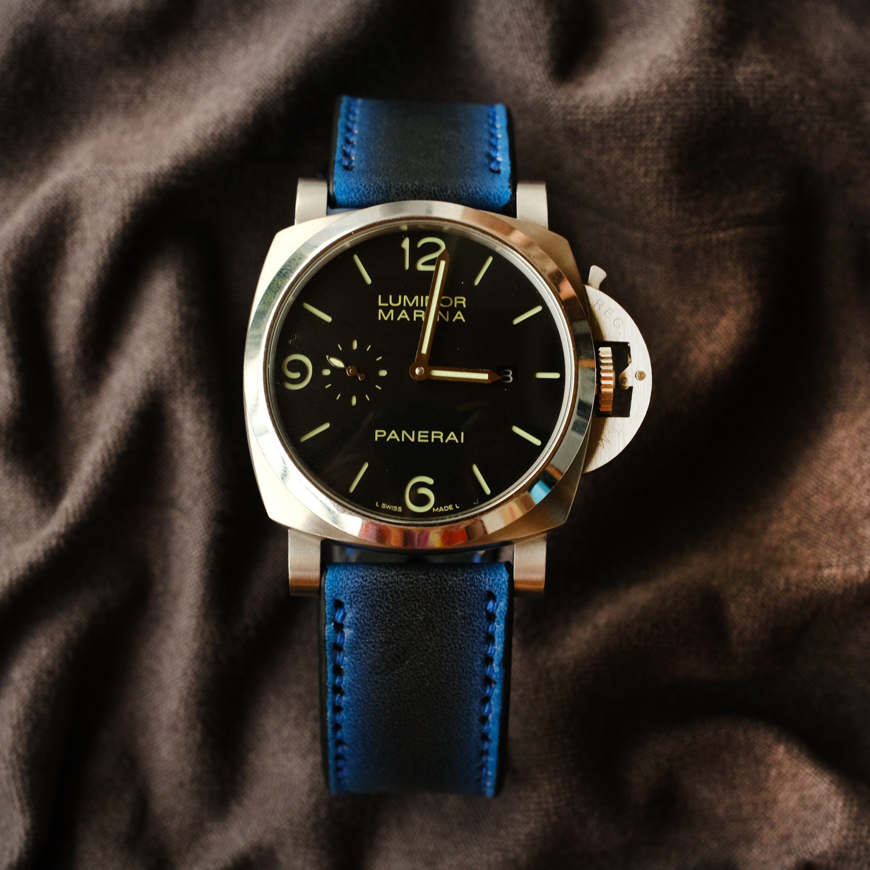 Panerai luminor top blue strap