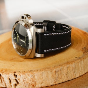 Panerai Strap Panerai Watch Band For Officine Panerai Luminor Marina Radiomir PAM 22mm 24mm 26mm Band Handmade Leather Straps