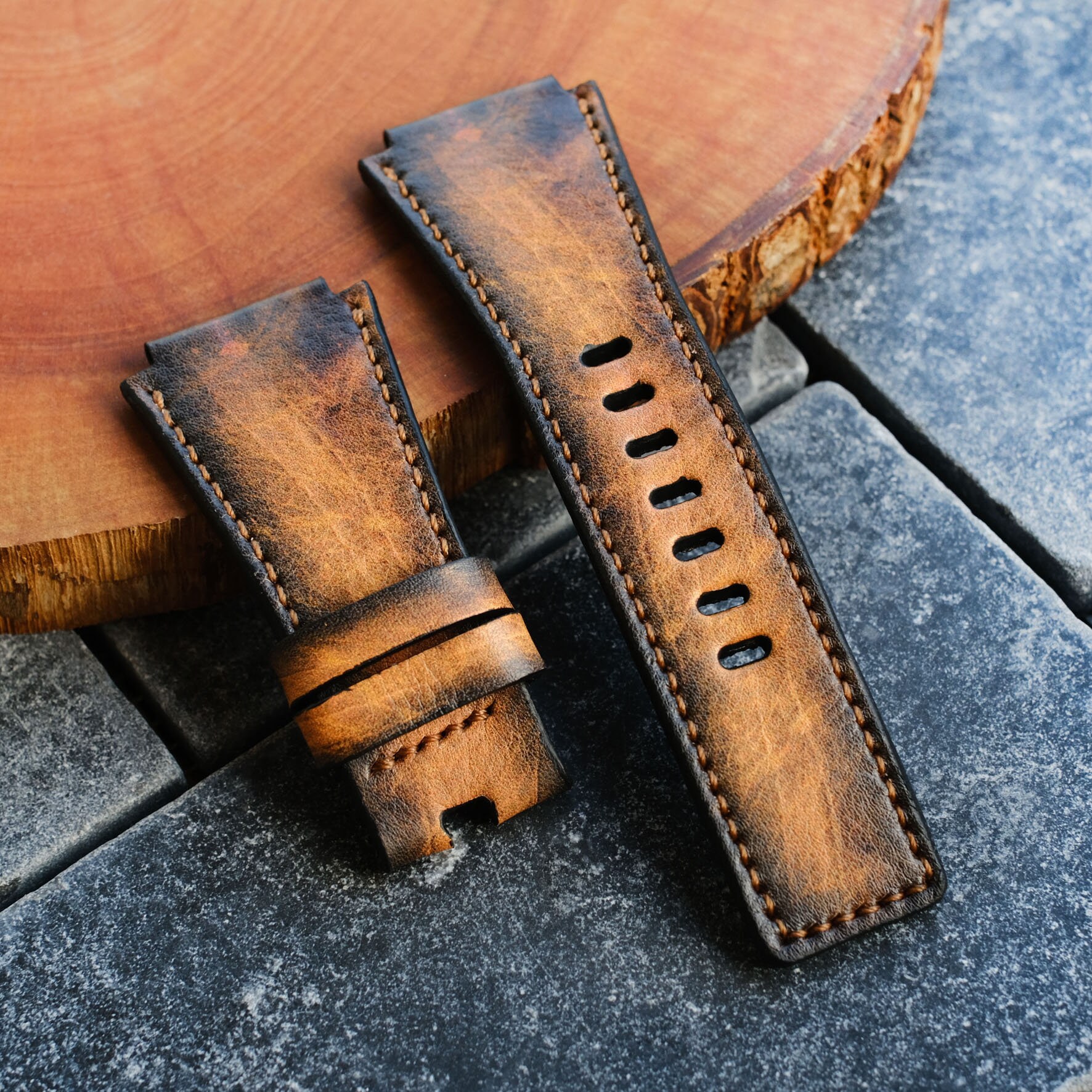 Bell and Ross Straps Handmade Leather Straps for BR 01 BR 03 Etsy