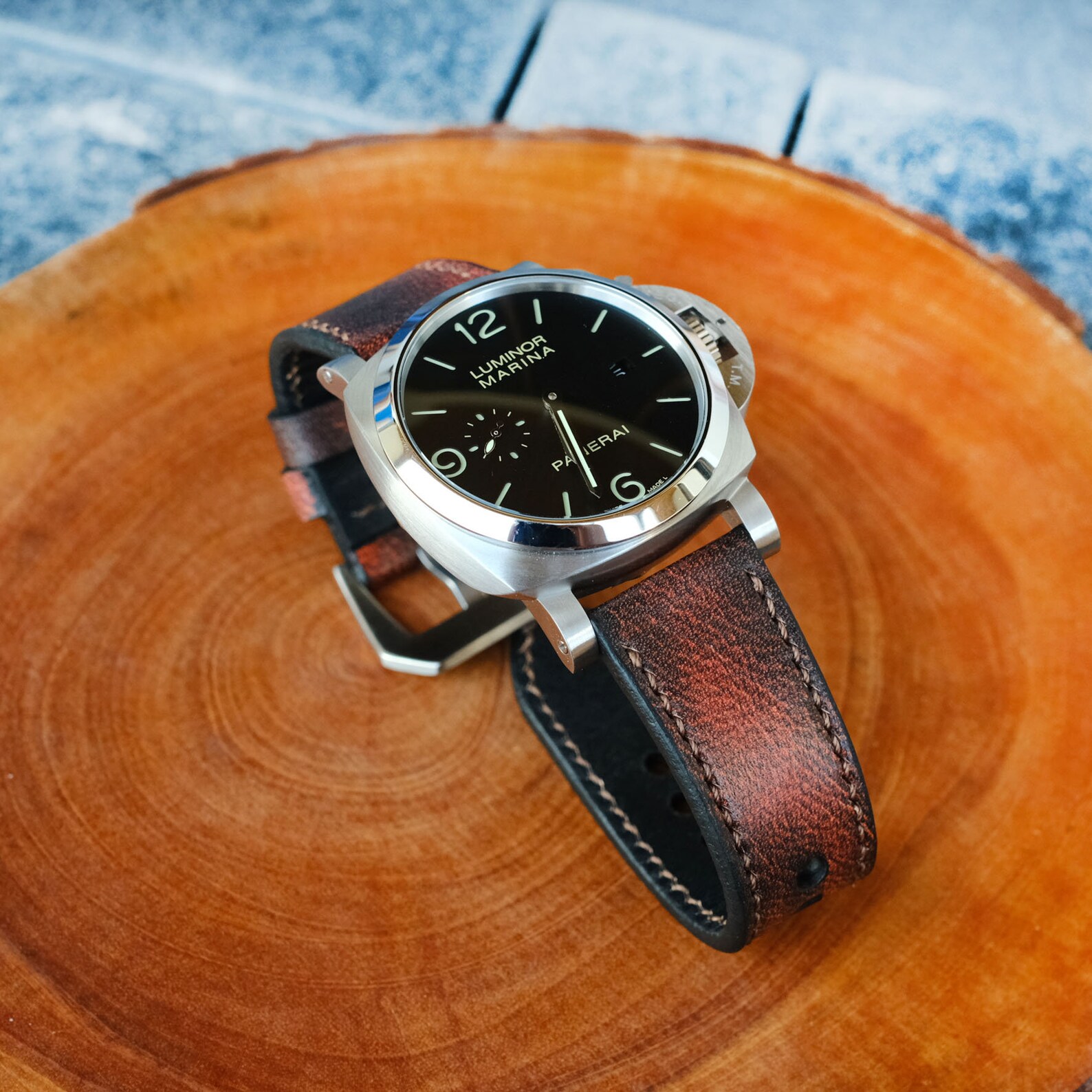 panerai leather band