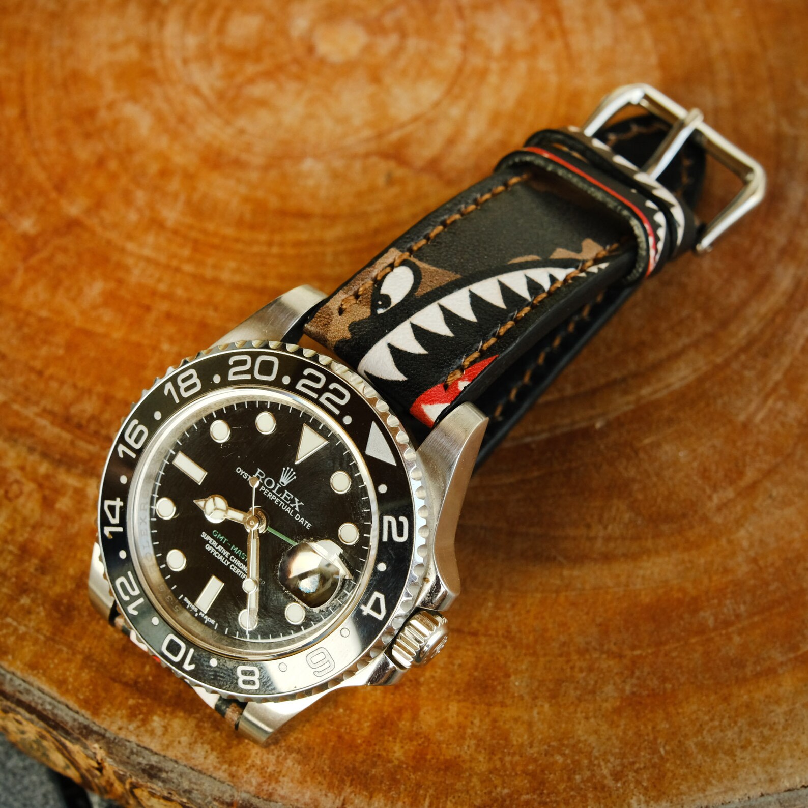 Rolex Strap 21mm 20mm 19mm 18mm 22mm Handmade Leather Straps Etsy