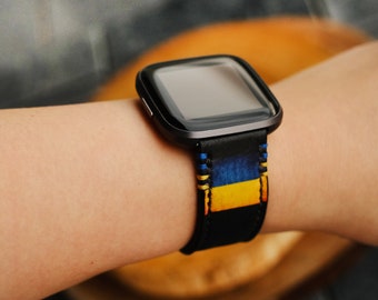 Free Ukraine, No War, Fitbit Versa Fitbit Versa 2 Versa 3 Fitbit Versa Lite Strap Fitbit Sense Handmade