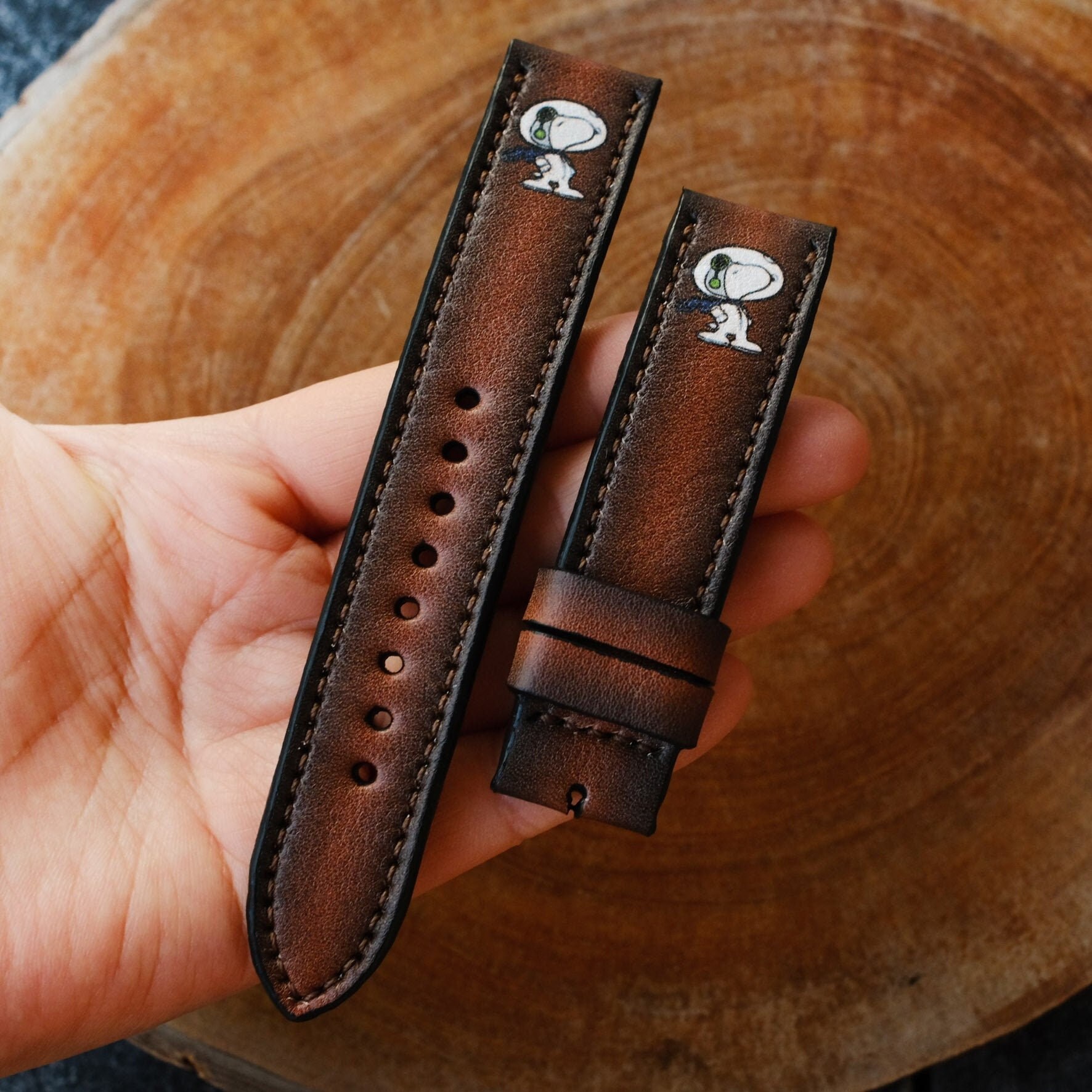 omega leather straps