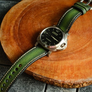 Panerai Strap Panerai Watch Band For Officine Panerai Luminor Marina Radiomir PAM 22mm 24mm 26mm Band Handmade Leather Straps