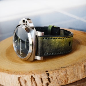 Panerai Strap Panerai Watch Band For Officine Panerai Luminor Marina Radiomir PAM 22mm 24mm 26mm Band Handmade Leather Straps