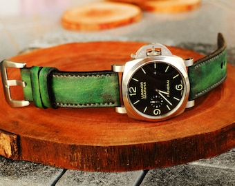Cinturino su misura in stile vintage per panerai | Etsy Italia