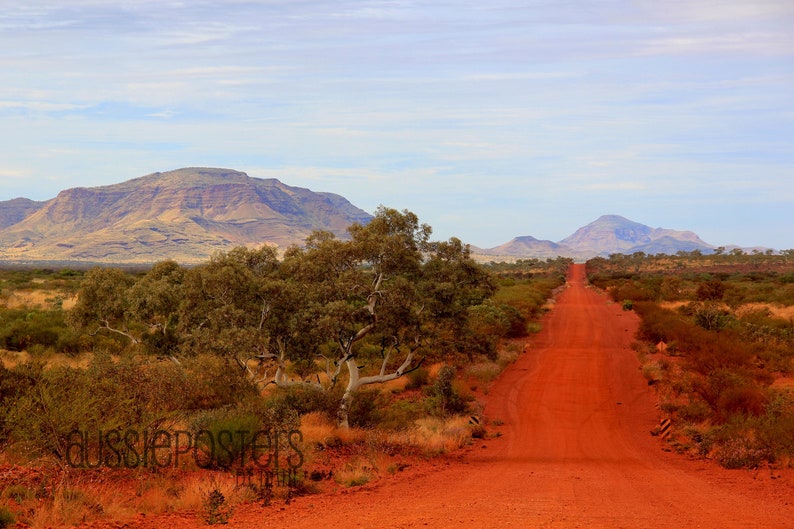 Landschapsfotografie Karijini Red Outback, Australië, regio Kimberley, West-Australië afbeelding 2
