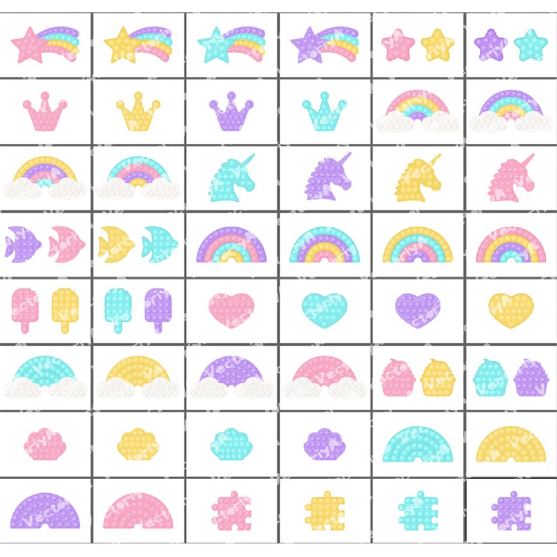 Pop It Birthday Clipart