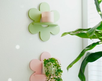 Wild Daisy Wall + Plant Shelf