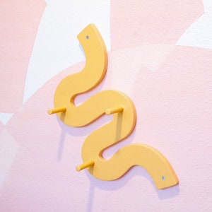 Curiouser Wall Hook | Wavy, Squiggle