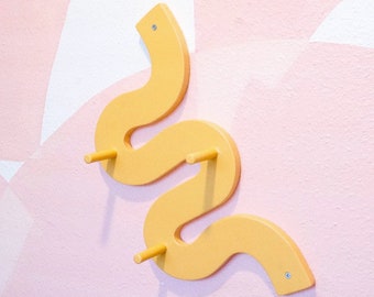 Curiouser Wall Hook | Wavy, Squiggle