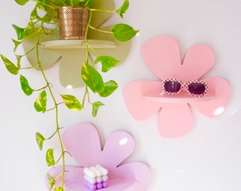 Flower Power Wall + Plant Shelf