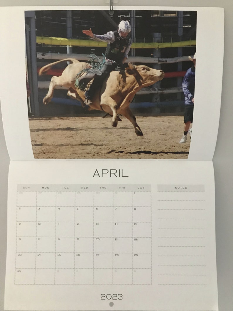 2023 Calendar A4 Australia Queensland Rodeo Etsy
