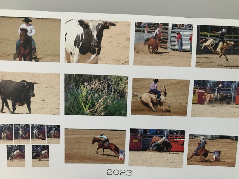 2023 Calendar A4 Australia Queensland Rodeo Etsy