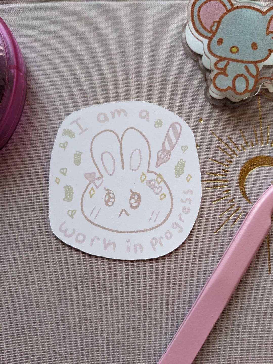 I'm A Work in Progress Die Cut Sticker - Etsy