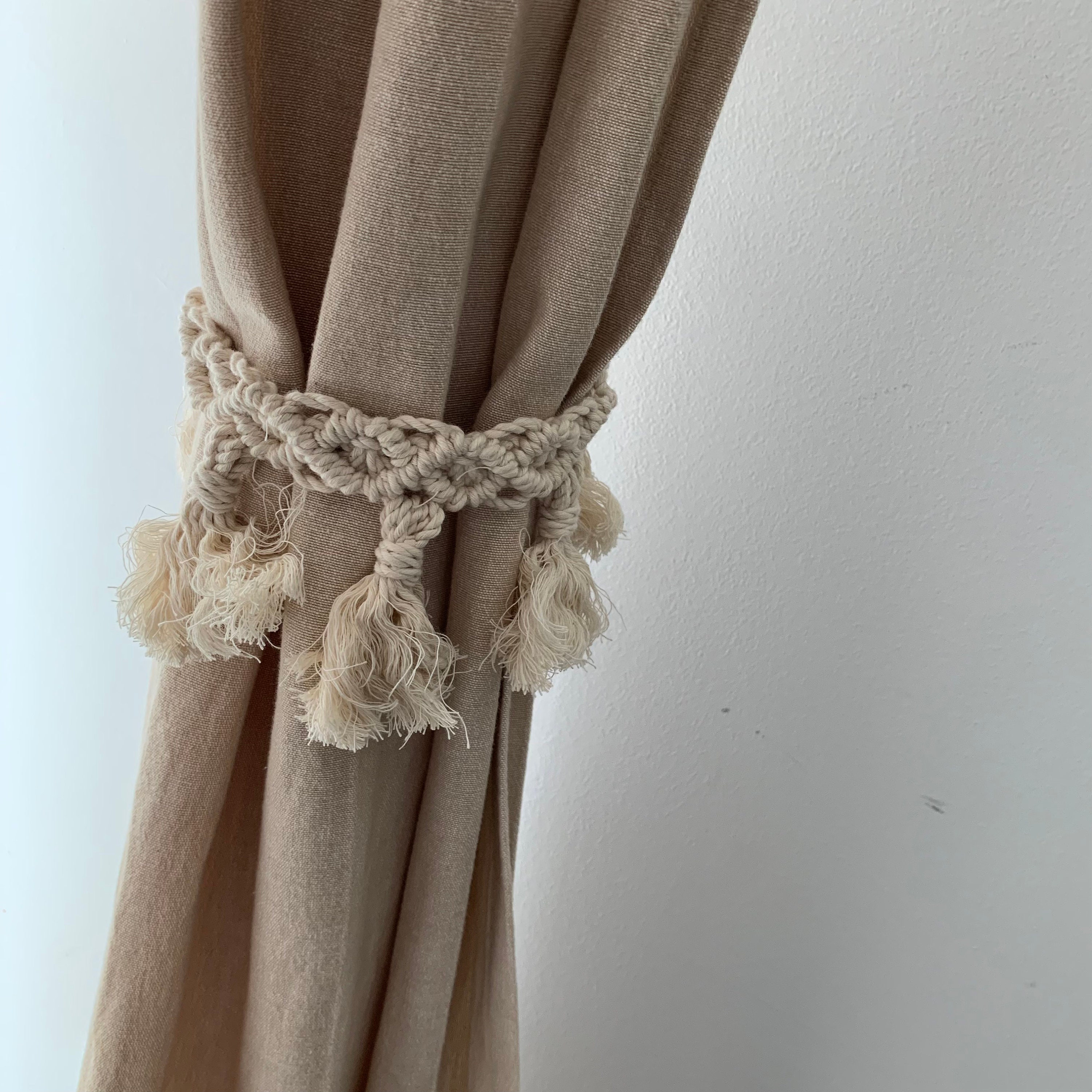 Embrasse à Rideaux Macramé