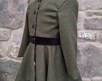 Girls tweed jacket with bow age 4-5