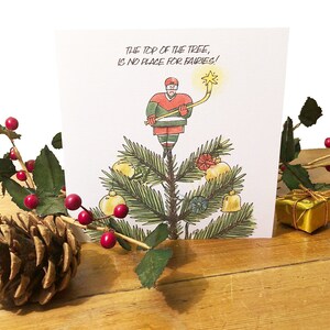 Top of The Tree! - Eishockey Weihnachtskarte