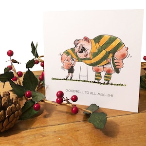 Rugby Goodwill Card + Gift Tag