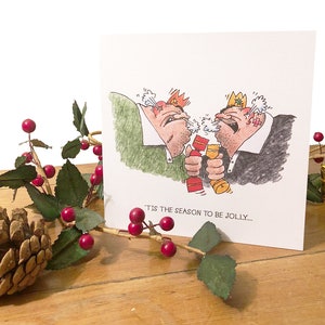 Die Saison, um Jolly zu sein! Rugby-Weihnachtskarten