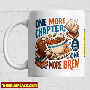 Teetasse für Bücherwürmer – Lustiges Geschenk für Leseratten – Teetasse für Bücherfreunde – Wichtelgeschenk, Geburtstagsgeschenk für sie – 325 ml Keramiktasse