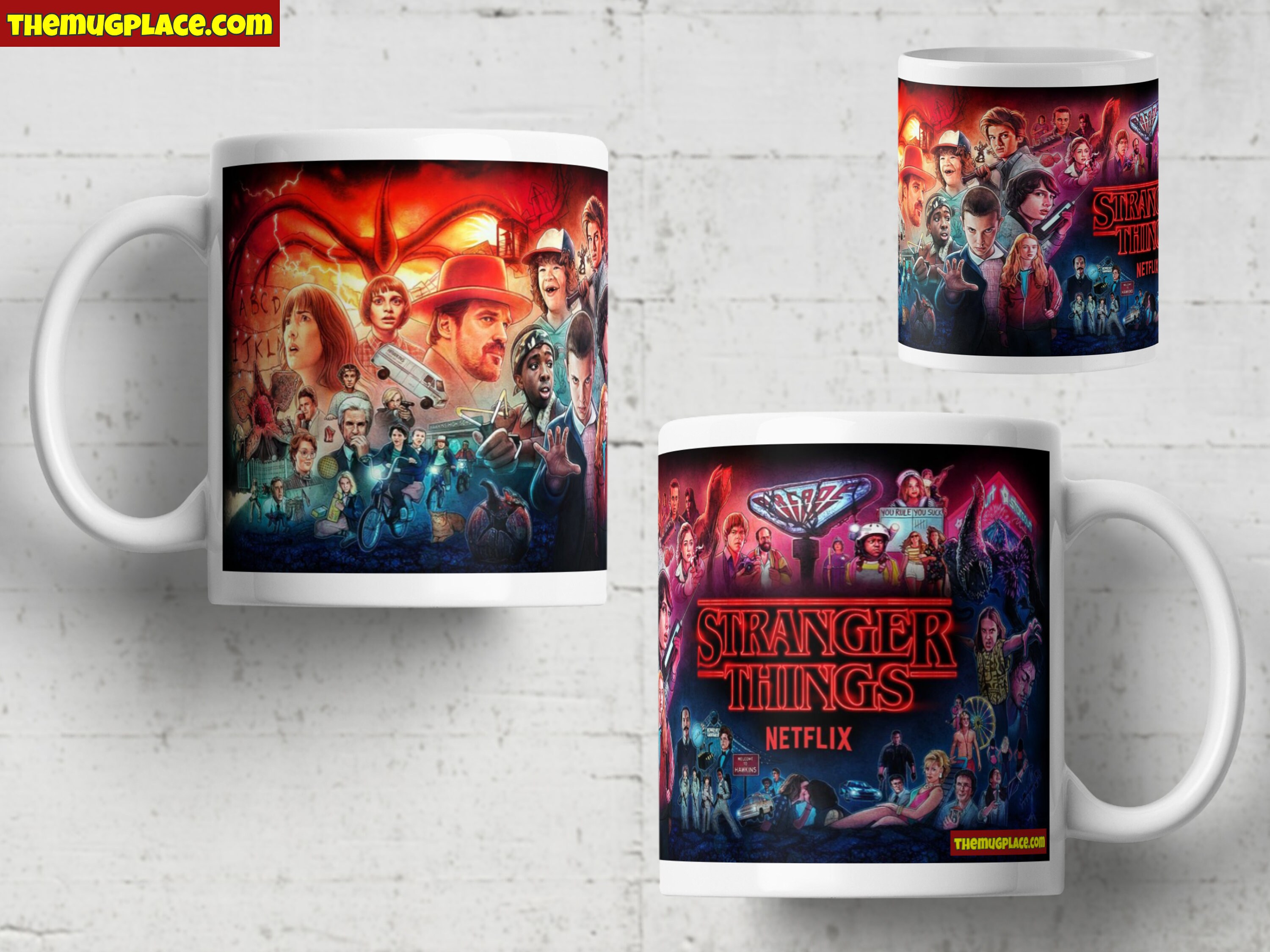 Stranger Things Coffee Mug! Demogorgon, Cute Gift for Her Him Fan Art – Abe  Gallery