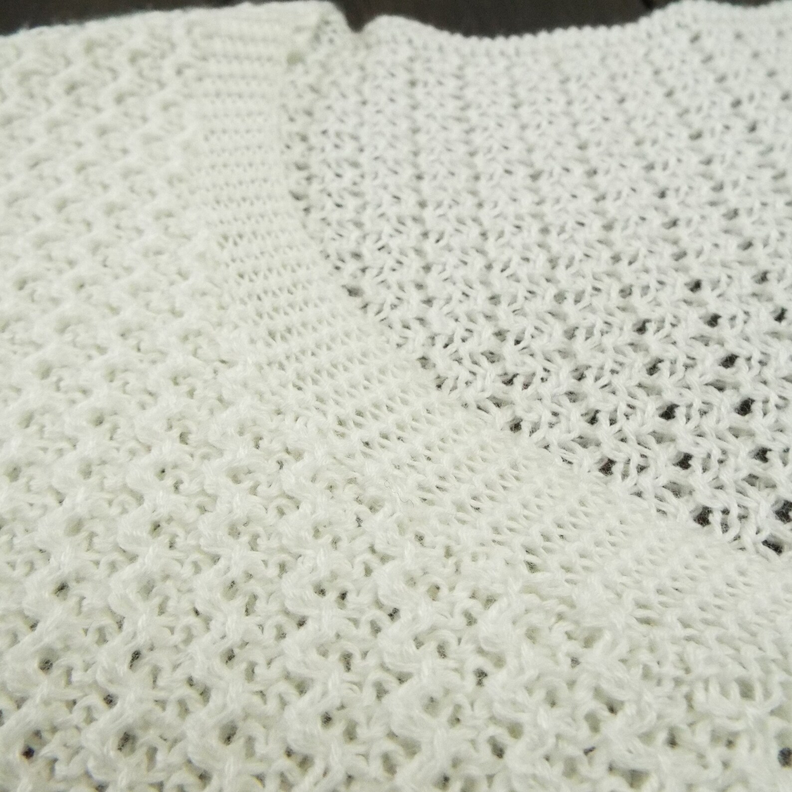 Weiße offene Pullover V-Ausschnitt Baumwollpullover | Etsy