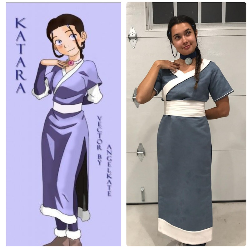 Katara Costume Avatar The Last Airbender Etsy