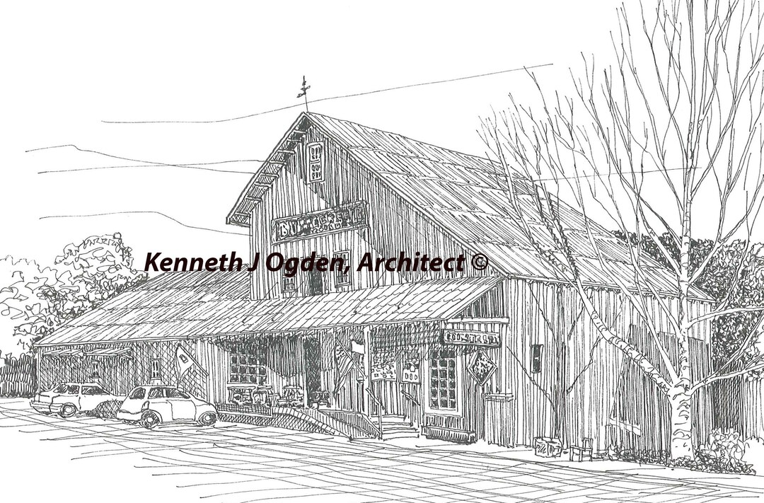 O1 Butte Creek Mill, Eagle Point, Oregon. Set of 8 Notecards With